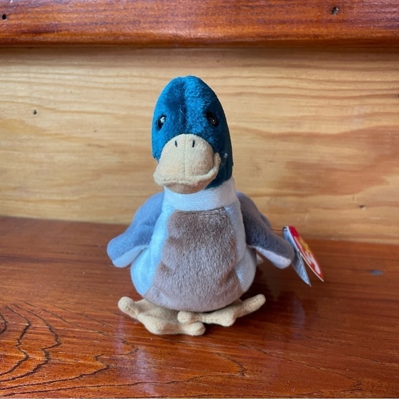 Ty Jake the Drake Duck Beanie Baby Collectible Stuffed Animal NWT - Picture 3 of 10